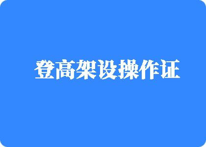 美女被大鸡巴艹锕锕锕锕啊啊网站登高架设操作证